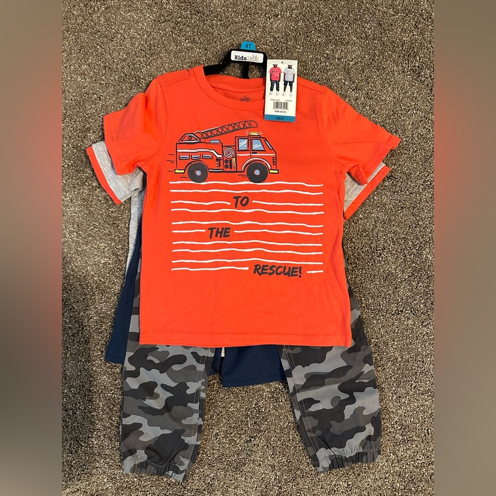 Boys Shirts, Pants, Shorts Sets 4T